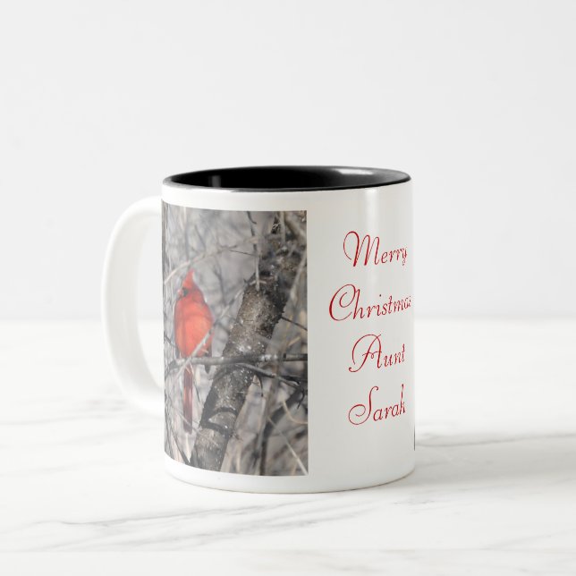 Merry Christmas Aunt Coffee Mug by Janz (Front Left)