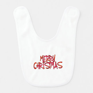 Merry Christmas Baby Bib