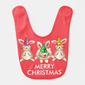 Merry Christmas Baby Bib