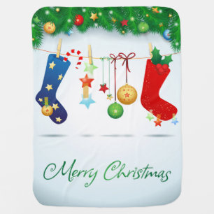 Merry Christmas Baby Blanket