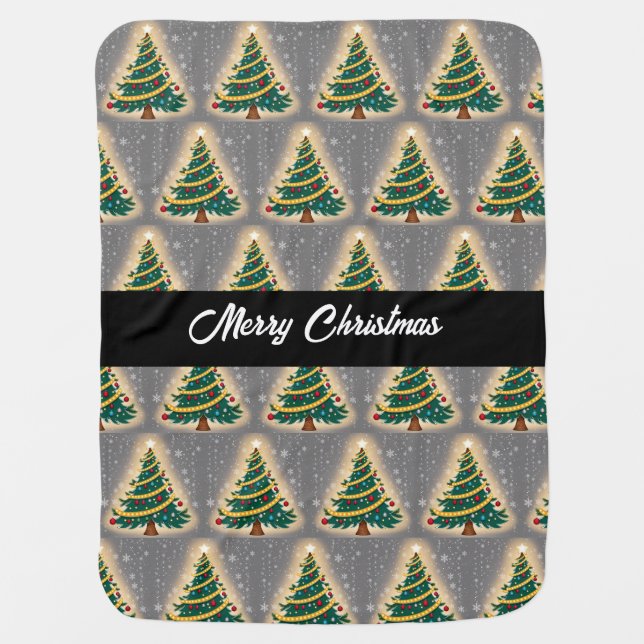 Merry Christmas Baby Blanket (Front)