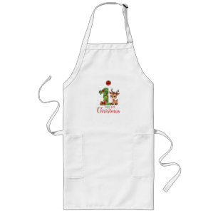 Merry Christmas Baby Bodysuit – Cute Holiday Baby Long Apron