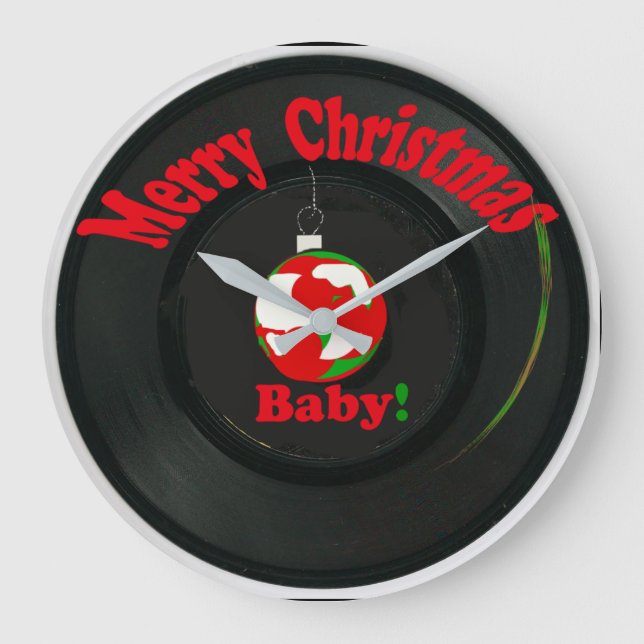 Merry Christmas Baby! Clock Record (Front)