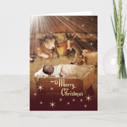 Merry Christmas Baby Jesus Christmas Cards
