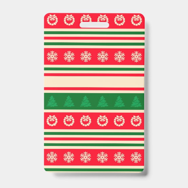 Merry Christmas Badge (Front)