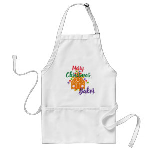 Merry Christmas Baker Apron