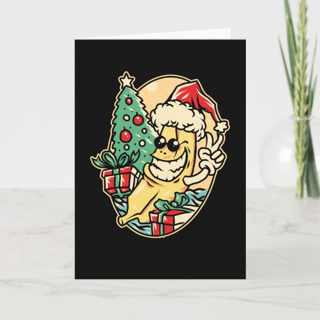 Merry Christmas Banana Card (Front)