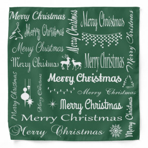 Merry Christmas Bandana