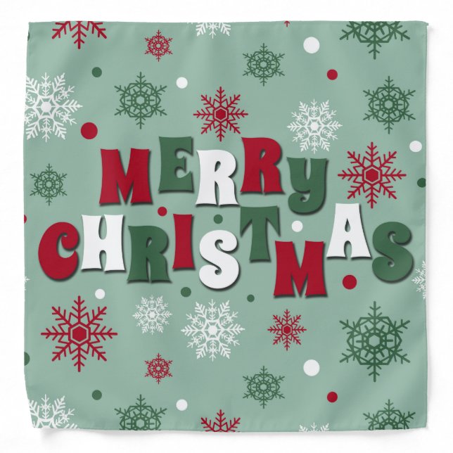 Merry Christmas Bandana (Front)