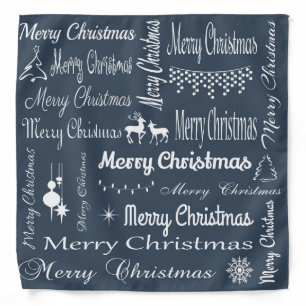 Merry Christmas Bandana