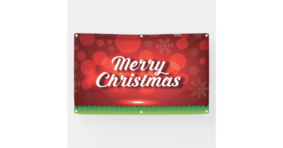 Merry Christmas Banner | Zazzle.com