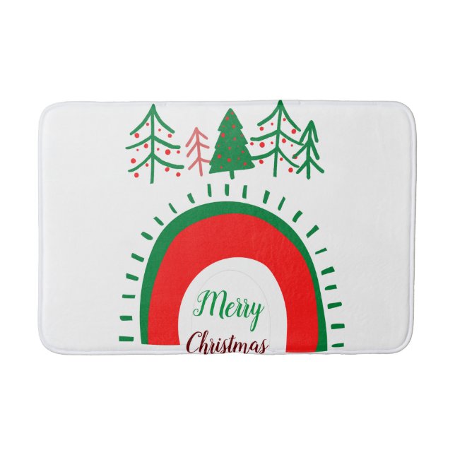 Merry Christmas  Bath Mats (Front)
