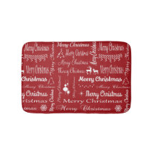 Christmas Bath Mats Rugs Zazzle