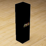 Merry Christmas Beers Drinking Santa Beer Lover  Wine Box<br><div class="desc">Merry Christmas Beers Drinking Santa Beer Lover Xmas Lights</div>