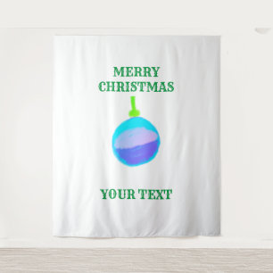 MERRY CHRISTMAS BELL TAPESTRIES