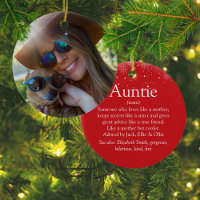 Merry Christmas Best Aunt Auntie Definition Photo