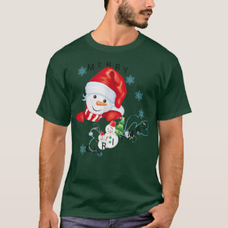 Merry Christmas best ever snowman, unique, man, wo T-Shirt