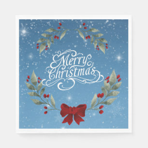 Merry Christmas Bible Verse Napkins