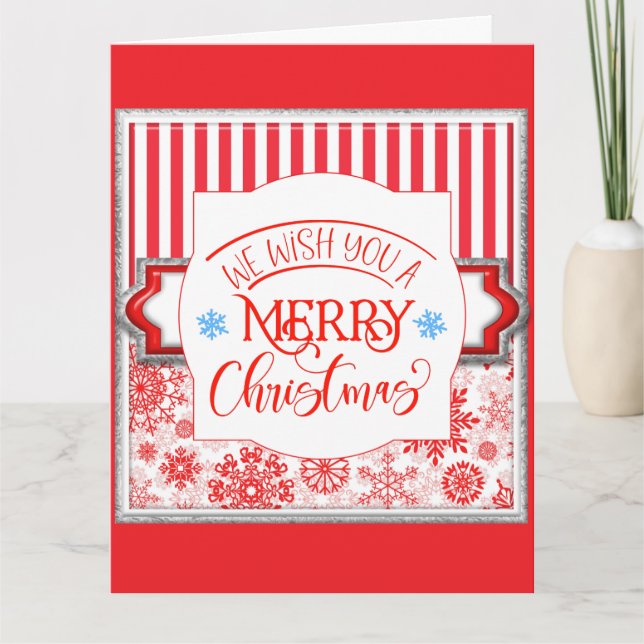 Merry Christmas Big Papa Santa Card (Front)