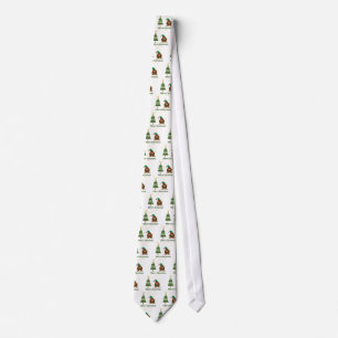 Merry Christmas Bigfoot Neck Tie