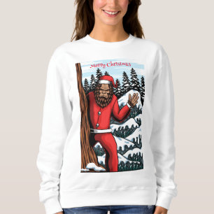 Merry Christmas Bigfoot Sweatshirt
