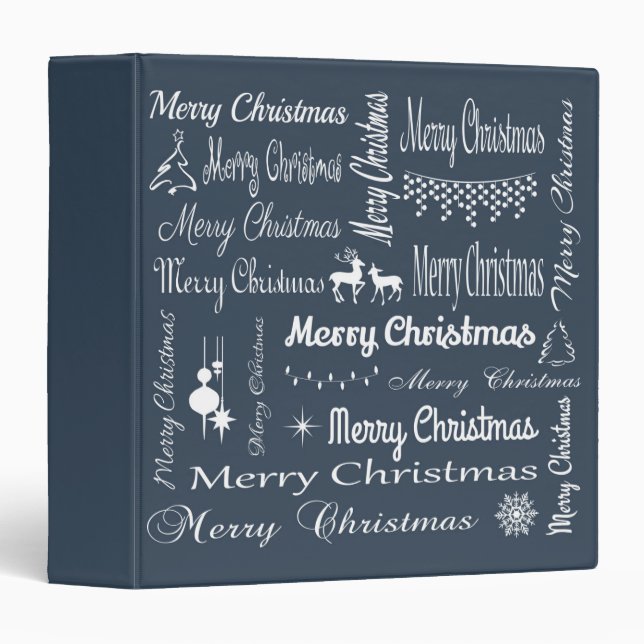 Merry Christmas Binder (Front/Spine)