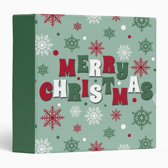 Merry Christmas Binder (Front/Spine)