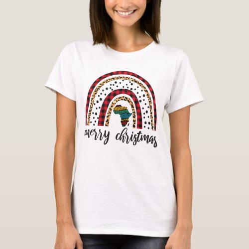 Merry Christmas Black Family Shirt  Kwanzaa Xmas T_Shirt