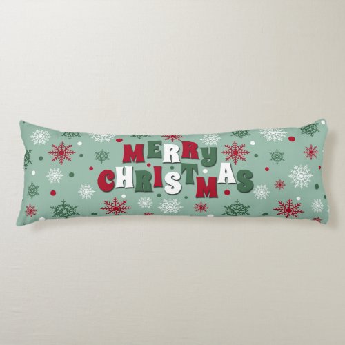 Merry Christmas Body Pillow