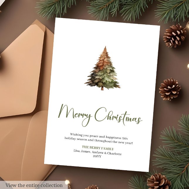 Merry Christmas Botanical Printable Christmas Card (Merry Christmas Botanical Printable Christmas Card

)
