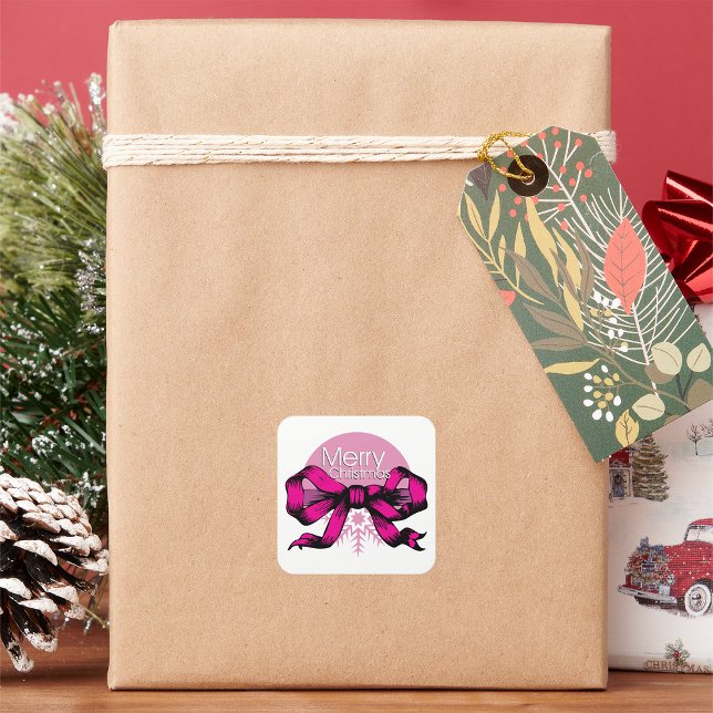 Merry Christmas Bow Stickers (Creator Uploaded)