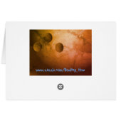 Merry Christmas Bowling Greetings Cards (Back Horizontal)