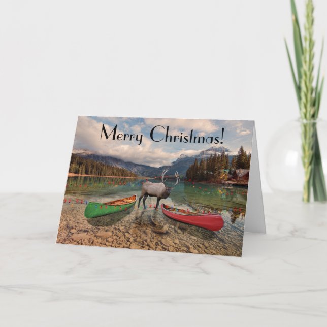 Merry Christmas - British Columbia greetings Holiday Card (Front)