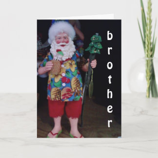 MERRY CHRISTMAS ****BROTHER**** HOLIDAY CARD