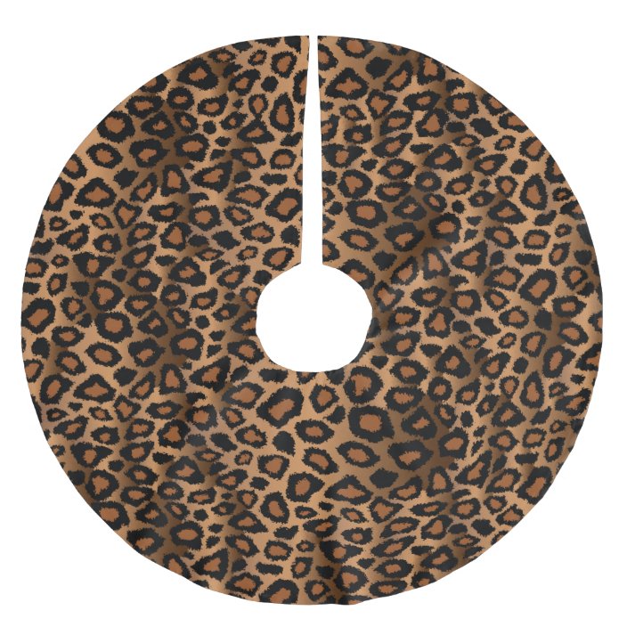 animal print tree skirt