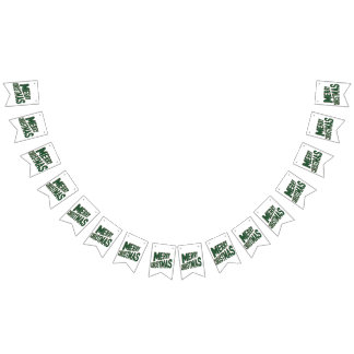 Merry Christmas Bunting Banner