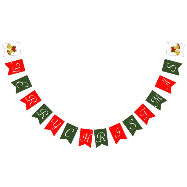 Merry Christmas Bunting Flags (All)
