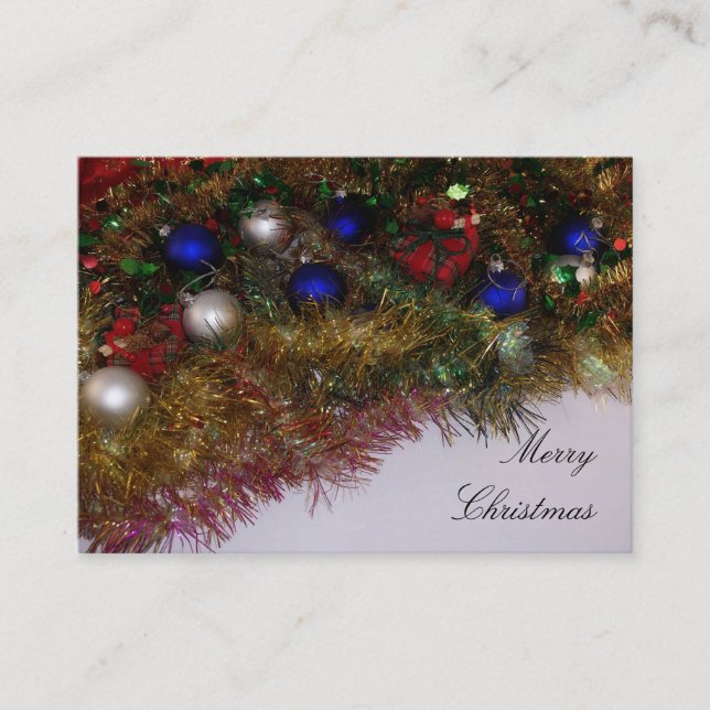 Merry Christmas Business Card (Front)