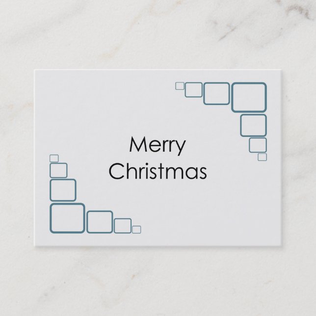 Merry Christmas Business Card (Front)