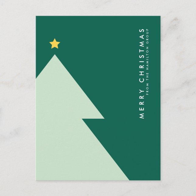 MERRY CHRISTMAS Business Company Corporate Postcar Postcard (Front)