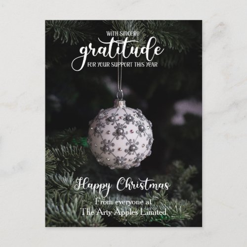 merry Christmas business corporate marketing Postc Postcard
