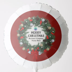 Merry Christmas Business Logo Promotional Custom   Balloon