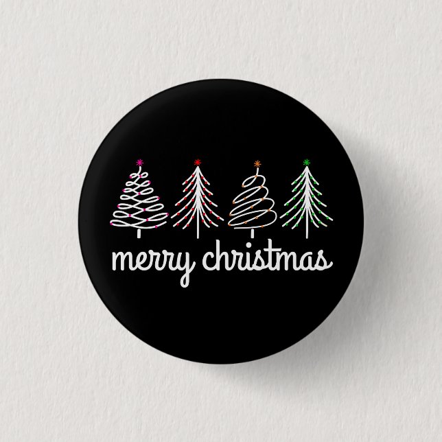 Merry Christmas Button (Front)