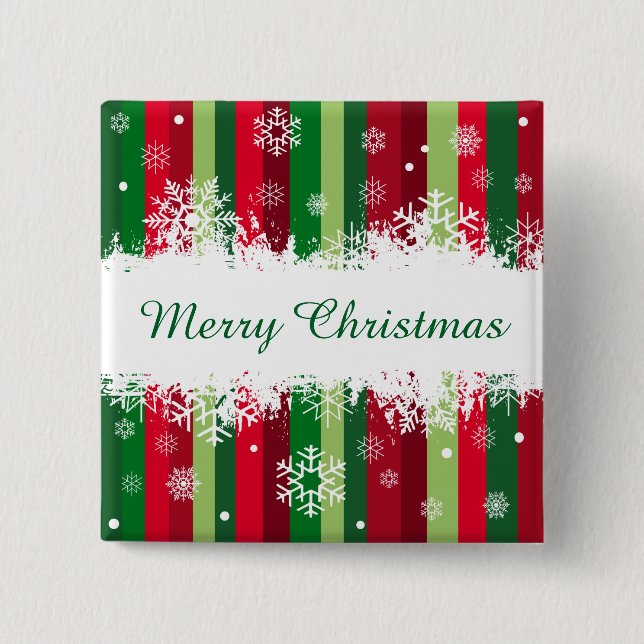 Merry Christmas Button (Front)