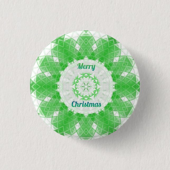 Merry Christmas Button (Front)