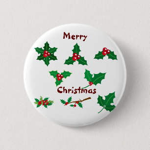 Merry Christmas Button