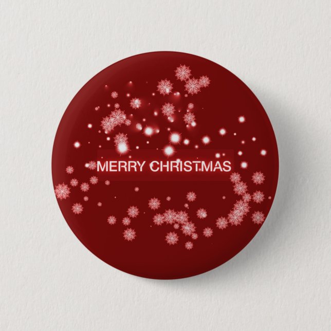 Merry Christmas Button (Front)