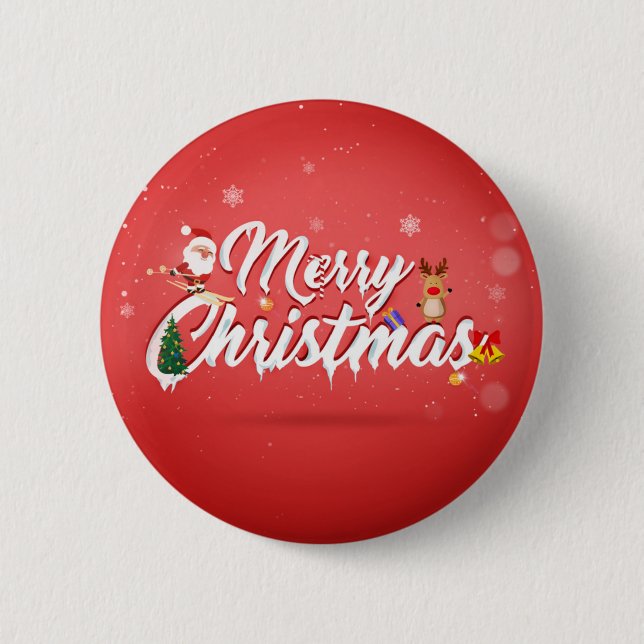 Merry christmas button (Front)