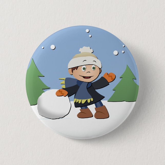 Merry Christmas Button (Front)
