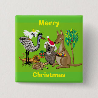 Merry Christmas Button